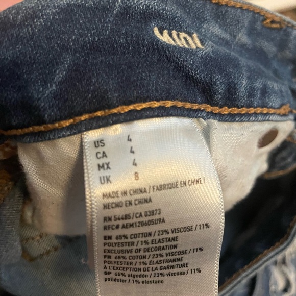 Denim Ripped Shorts. Gently Worn. Stretchy - Picture 6 of 6